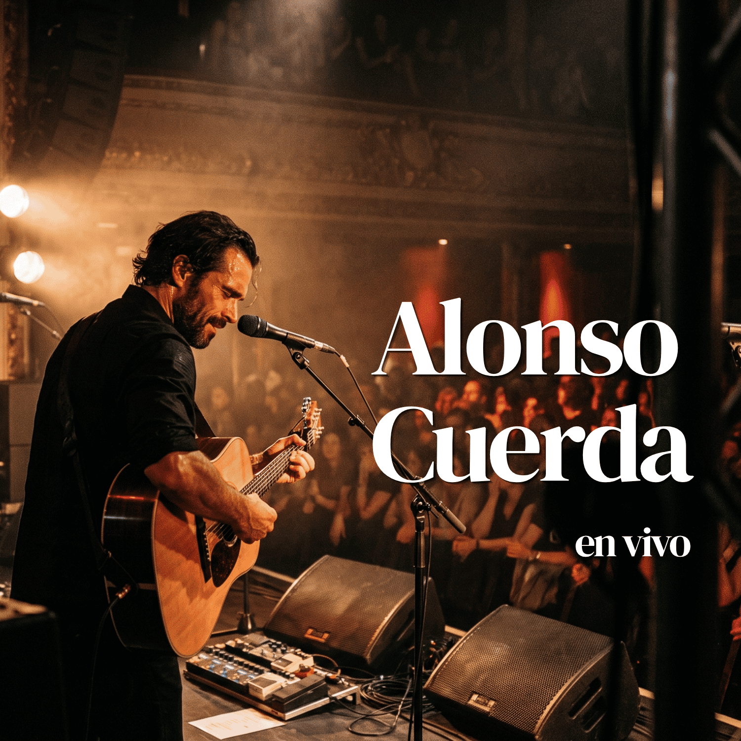 Portada del álbum Alonso Cuerda en Vivo